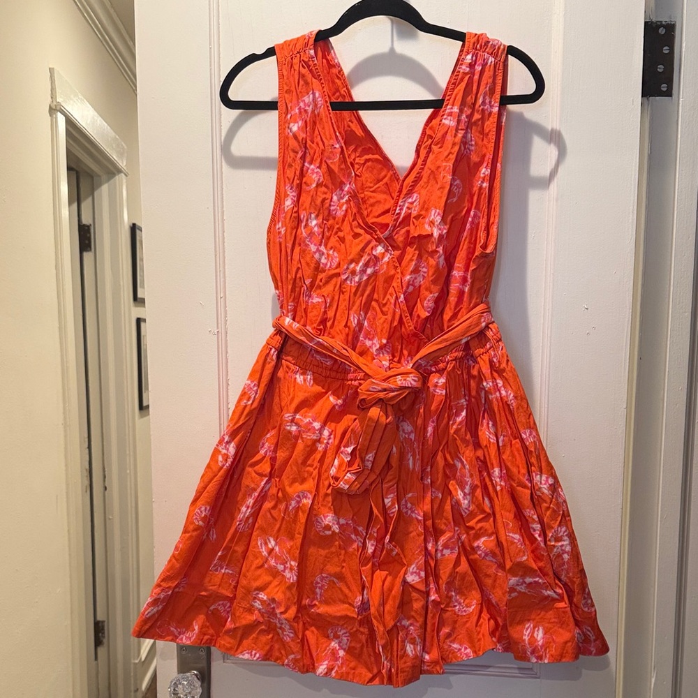 Maeve Orange and Pink Dress